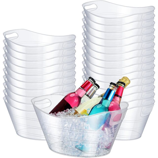 Plastic ice buckets for parties and bars — Ice Makers JA, Kingston
